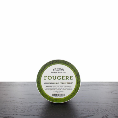 WCS Duck Fat Shaving Soap, Fougere, 2 oz